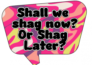 Shall we shag now? Or Shag Later?