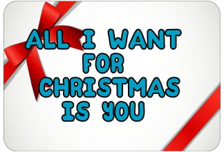 All I want for Christmas
