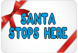 Santa stops here