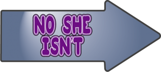 No she isn't